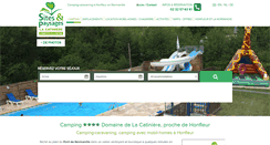 Desktop Screenshot of camping-honfleur.com